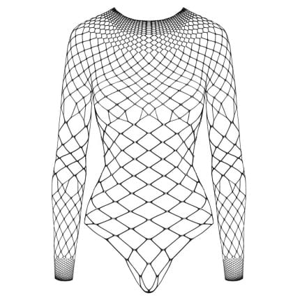 Μαύρο Δικτυωτό Κορμάκι Body