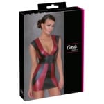 Σέξι Κόκκινο Φόρεμα με Μαύρες Λωρίδες Sexy Red Dress