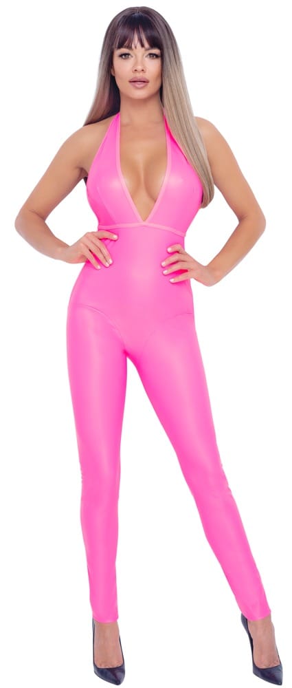 27305963021-sexi-roz-olosomi-forma-me-string-jumpsuit (7) Σέξι Ροζ Ολόσωμη Φόρμα με Στρίνγκ Jumpsuit