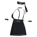 Σέξι Σετ Babydoll, Τσόκερ και Κασκόλ Bondage