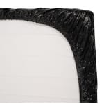 Σεντόνι Βινύλ με Λάστιχο 160 x 200 Black Vinyl Fitted Bed Sheet