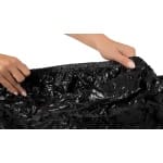 Σεντόνι Βινύλ με Λάστιχο 160 x 200 Black Vinyl Fitted Bed Sheet