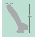 Ομοίωμα Πέους Ιατρικής Σιλικόνης Medical Silicone Dildo