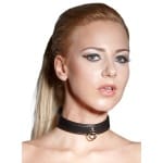 Κολάρο Δερματίνης με Κρίκο Bondage Collar