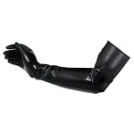 Γάντια Λάτεξ Μακριά Μαύρα Latex Gloves Shiny