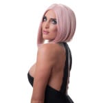 sex shop Ροζ περούκα μέχρι τον ώμο
