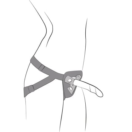 Στραπ ον με ντιλντο pride Strap-on Piccolo Pegging Kit ROMP