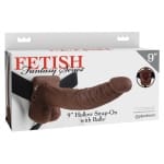 Στραπον κούφιο 9“ Hollow Strap-on with Balls