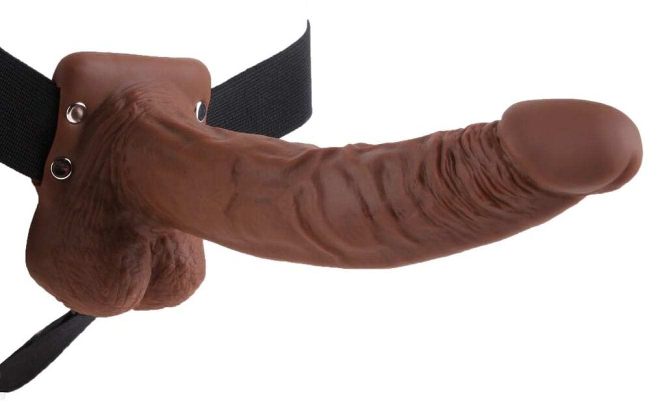 Στραπον κούφιο 9“ Hollow Strap-on with Balls