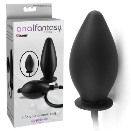 sex shop Φουσκωτή πρωκτική σφήνα σιλικόνης inflatable silicone plug analfantasy collection