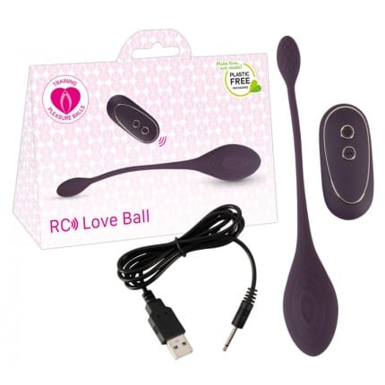 sex shop Κολπική μπάλα RC Single Vibrating Love Ball Training Pleasure Balls
