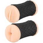 Αυνανιστήρι πρωκτού αιδοίου Pussy & Ass Masturbator Nature Skin