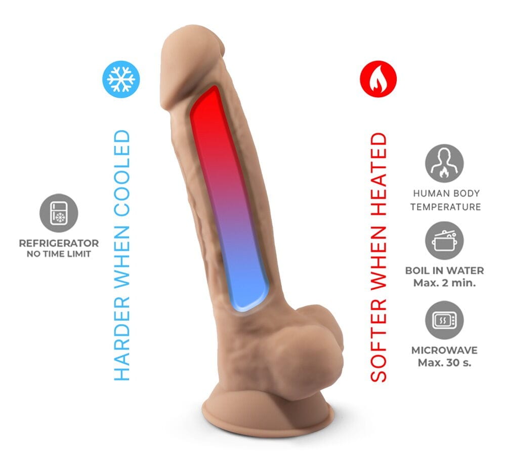 realistiko-ntilnto-thermokrasias-me-ventouza-188-silexd-05349600000 (1) sex shop Ρεαλιστικό ντιλντο θερμοκρασίας με βεντούζα Realistic Dildo with Suction Cup SILEXD