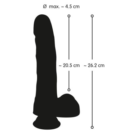 Ρεαλιστικό ομοίωμα πέους Big Dong 26,2 Nature Skin