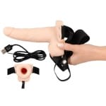 Στραπ-Ον σιλικόνης με δόνηση Vibrating Strap-On Sleeve You2Toys