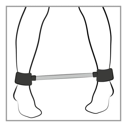 Μπάρα ακινητοποίησης ποδιών Spreader Bar Fetish Fantasy Series Limited Edition