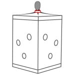 Κουτί BDSM με 9 Οπές Scandale sex shop