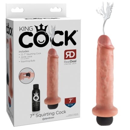 Ντίλντο που εκσπερματίζει Squirting Cock 7 King Cock
