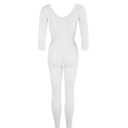 Ολόσωμο καλσόν λευκό Fishnet Catsuit white S-L NO:XQSE