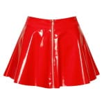Κόκκινη Μίνι Φούστα Βινυλίου Vinyl Skirt sex shop