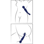 Ραβδί Διπλής Διέγερσης με Γλώσσα 2in1 Wand sex shop