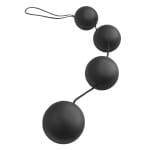 4 Χάντρες για τον πρωκτό και το αιδοίο deluxe vibro balls