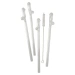 Γυάλινα καλαμάκια Glass Drinking Straw Willy 4 τεμ