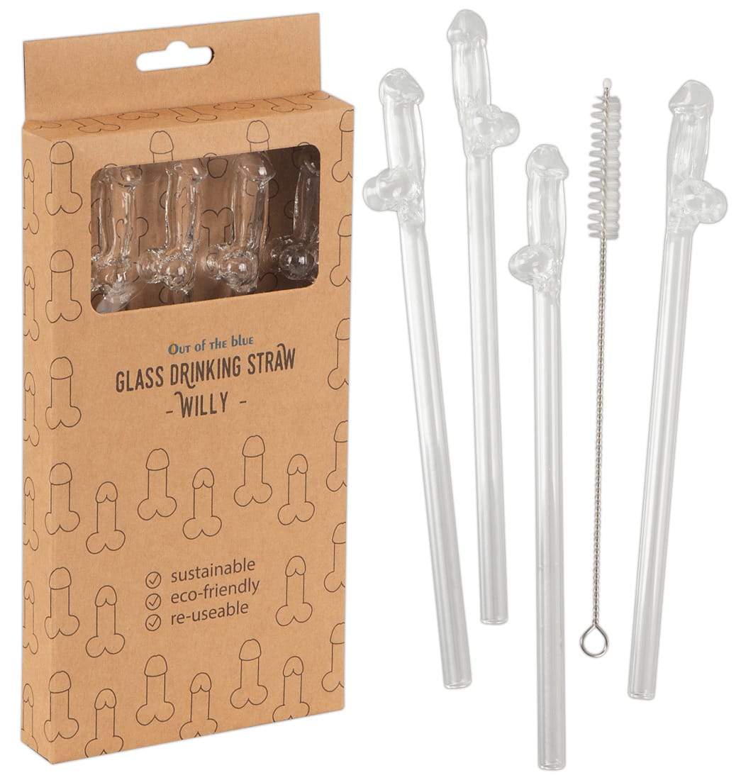 gyalina-kalamakia-glass-drinking-straw-willy-07009320000 (9) Γυάλινα καλαμάκια Glass Drinking Straw Willy 4 τεμ
