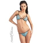 Σέξι Σετ Σουτιέν Στρίνγκ Τυρκουάζ Μιράντα Cottelli Collection Lingerie BH und String bra and thong