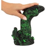 Dildo σιλικόνης με βεντούζα σαύρα