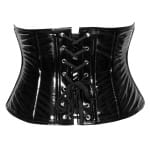 Vinyl Waist Cincher Black Level