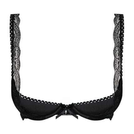sex shop Σουτιέν με μπανέλα δαντέλας ανοικτό Miamor