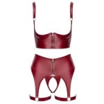 Σετ Σουτιέν με Μπανέλες και Ζαρτιέρες Set open bra