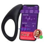 Δαχτυλίδι Πέους με Δόνηση Περινέου Apps We-Vibe Verge 2