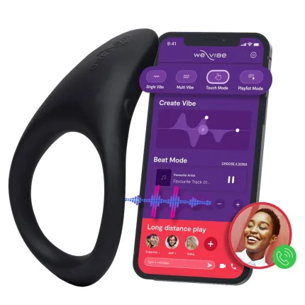 Δαχτυλίδι Πέους με Δόνηση Περινέου Apps We-Vibe Verge 2