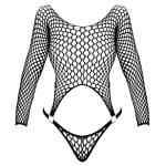 Στρινγκ κορμάκι με μακριά μανίκια Body long sleeves Fantasy Cottelli