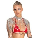 Αλυσίδα Λαιμού Body Chain Collar Bad Kitty – Κόσμημα Σώματος Sex Shop