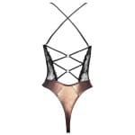Χάλκινο Body String με Δαντέλα & Ανοιχτό Καβάλο Cottelli LINGERIE