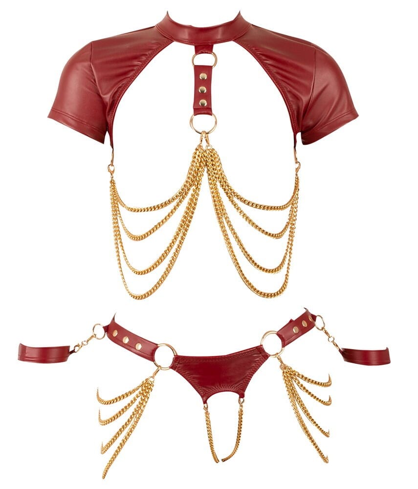 gynaikeio-set-bondage-me-cheiropedes-alkisti-cottelli-22515663021 Γυναικείο Σετ Bondage με Χειροπέδες Αλκίστη – Cottelli
