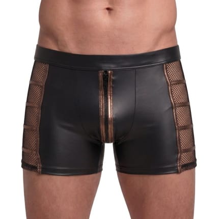 Ανδρικό Wetlook Σορτς με Φερμουάρ – Pants NEK