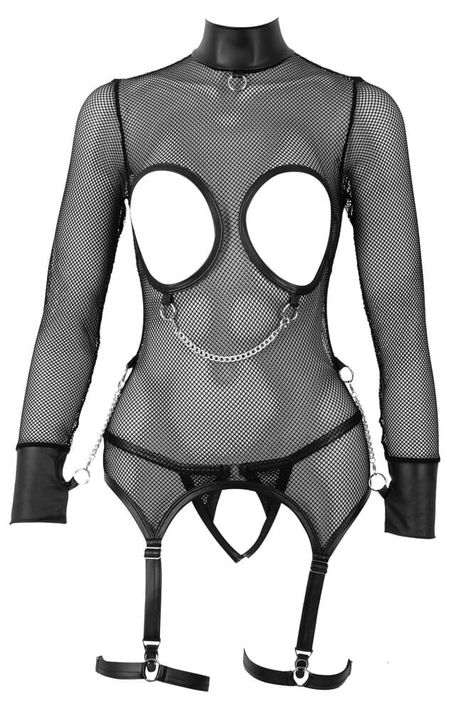 anoichto-dichtyoto-kormaki-bondage-me-alysides-evanthia-cottelli-26333101021-01 Ανοιχτό Διχτυωτό Κορμάκι Bondage με Αλυσίδες